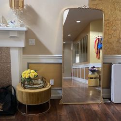 Gold Floor Mirror