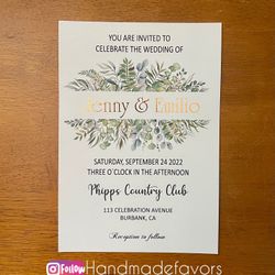 Custom Wedding Invitations 