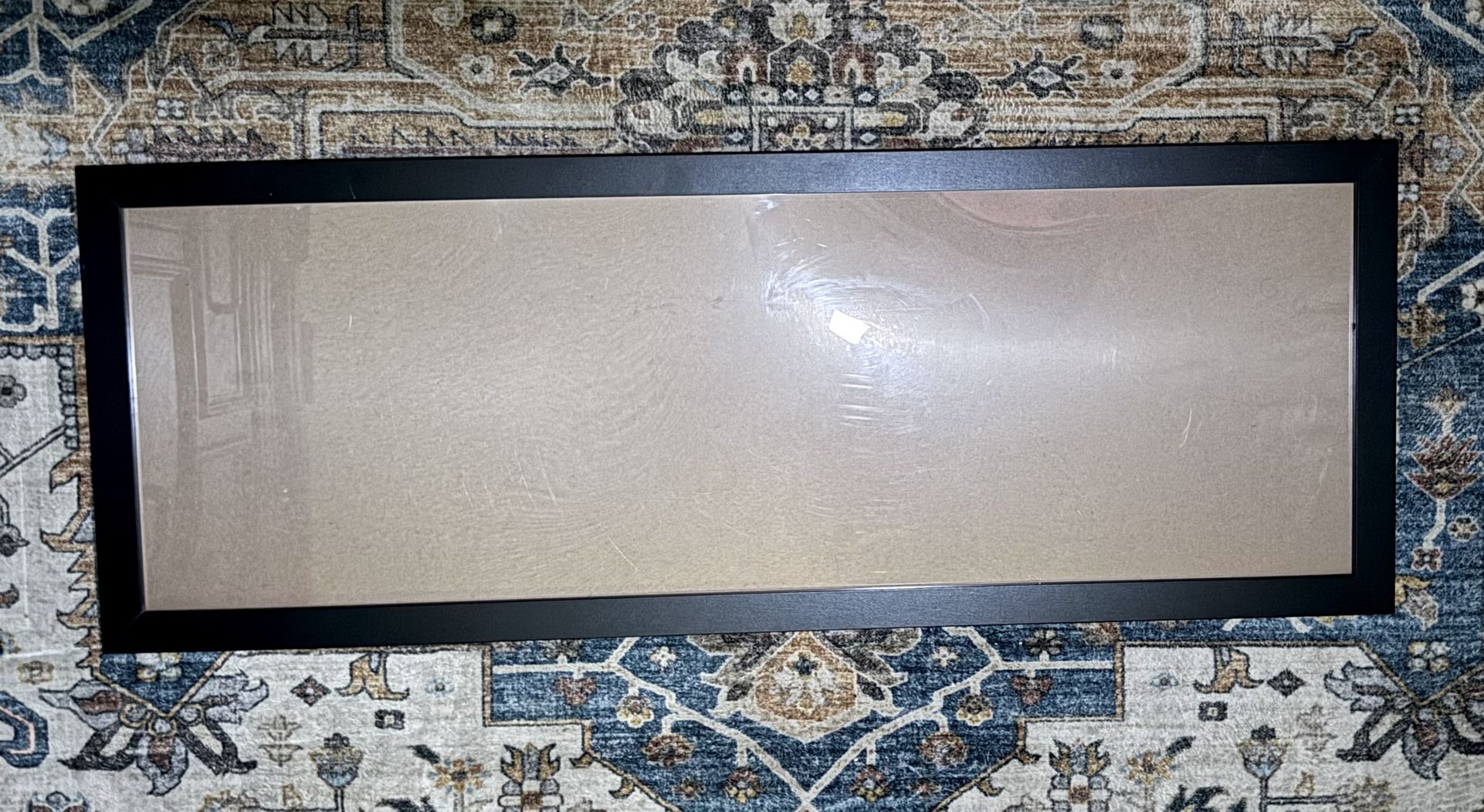 Poster Frame With Black Wood Border 12x36