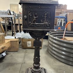 New Assembled. Mailbox Rustproof Cast Aluminum Locking Security Post Mount Mail Box, Large, Bronze