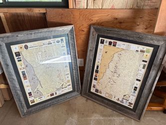Professionally framed 2’x 3’ Napa & Sonoma Prints