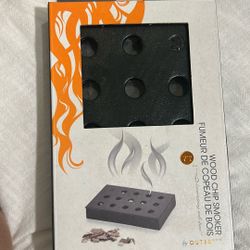 Cast Iron Wood Chip Smoker New!
