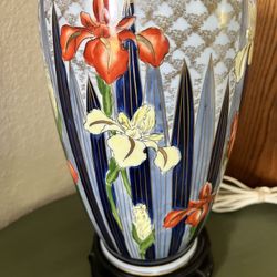 Porcelain Hand Painted Lamp
