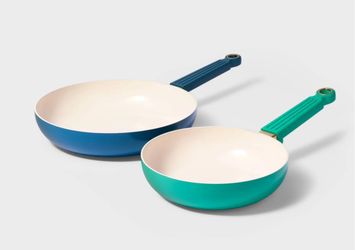 FRY PAN SET 8 And 10 Inches Juego Sartenes8 Y 10 Pulgadas Nuevos 