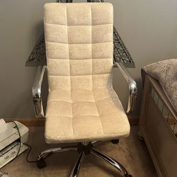Swivel Velvet Office Chair