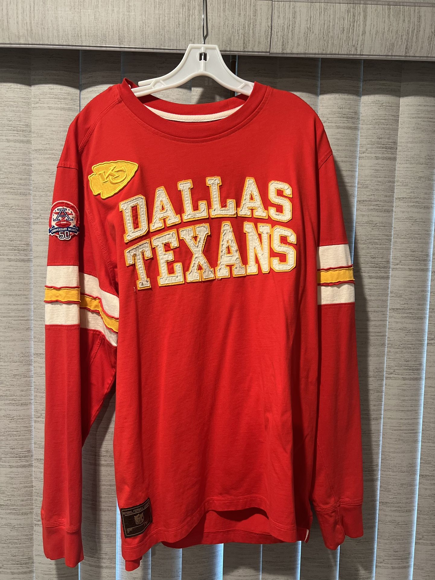 Chiefs Vintage Dallas Texans Jersey