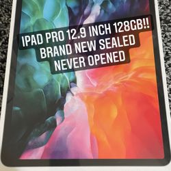 iPad Pro 12.9 inch 128gb BRAND NEW AND FACTORY SEALED!! Space grey