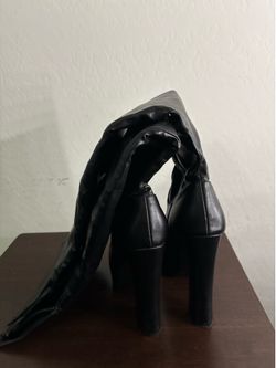 Black Over The Knee Platform Boots