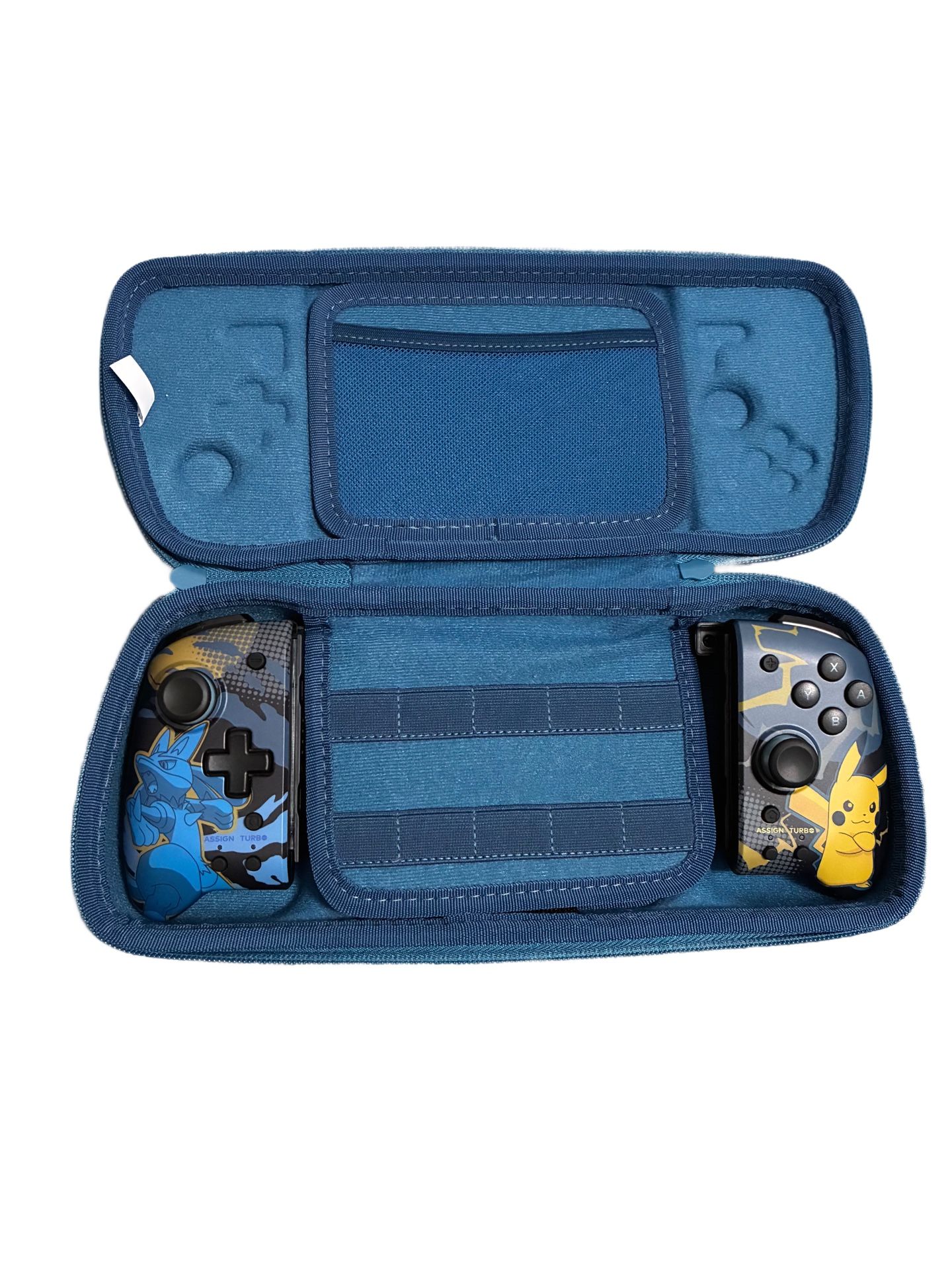 Control inalámbrico Pokémon Pikachu & Lucario hori split pad pro Nintendo switch