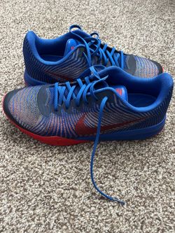 Nike Kobe Mentality 2 Blue Red Sneakers Mens Size 12