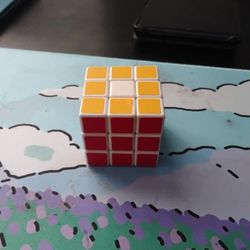 Rubik's Cube Missing Only One Piece