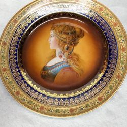 Beautiful Vintage Plate From Czech 