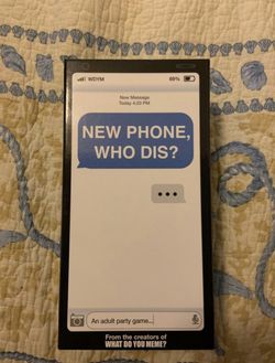 New Phone Who Dis? Card game