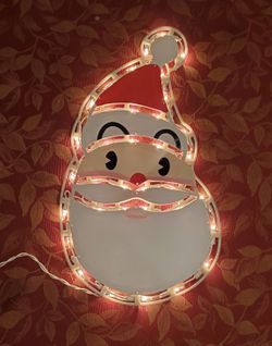 ($5)Santa Claus window face decoration - Excellent condition