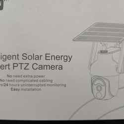 Intelligent Solar Energy Alert PTZ Camera