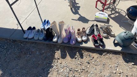 Shoes! And small softball cleats
