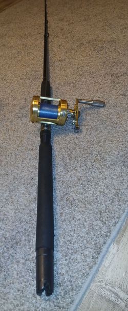 SHIMANO CALCUTTA  7000 ON Black custom made rod