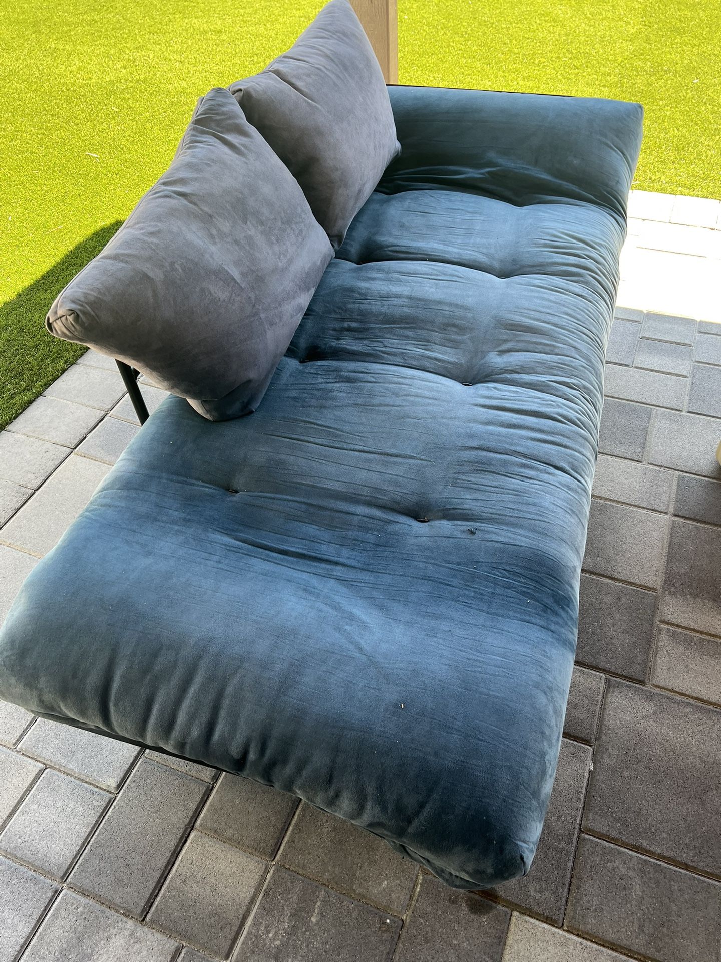Futon Sofa Becomes Twin Bed