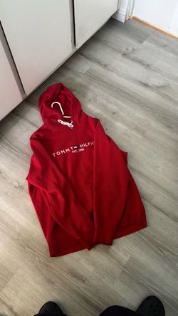 Tommy Hilfiger Red Pullover Hoodie