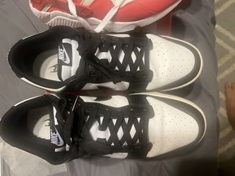 Pandas And Red And White Huarache Nike