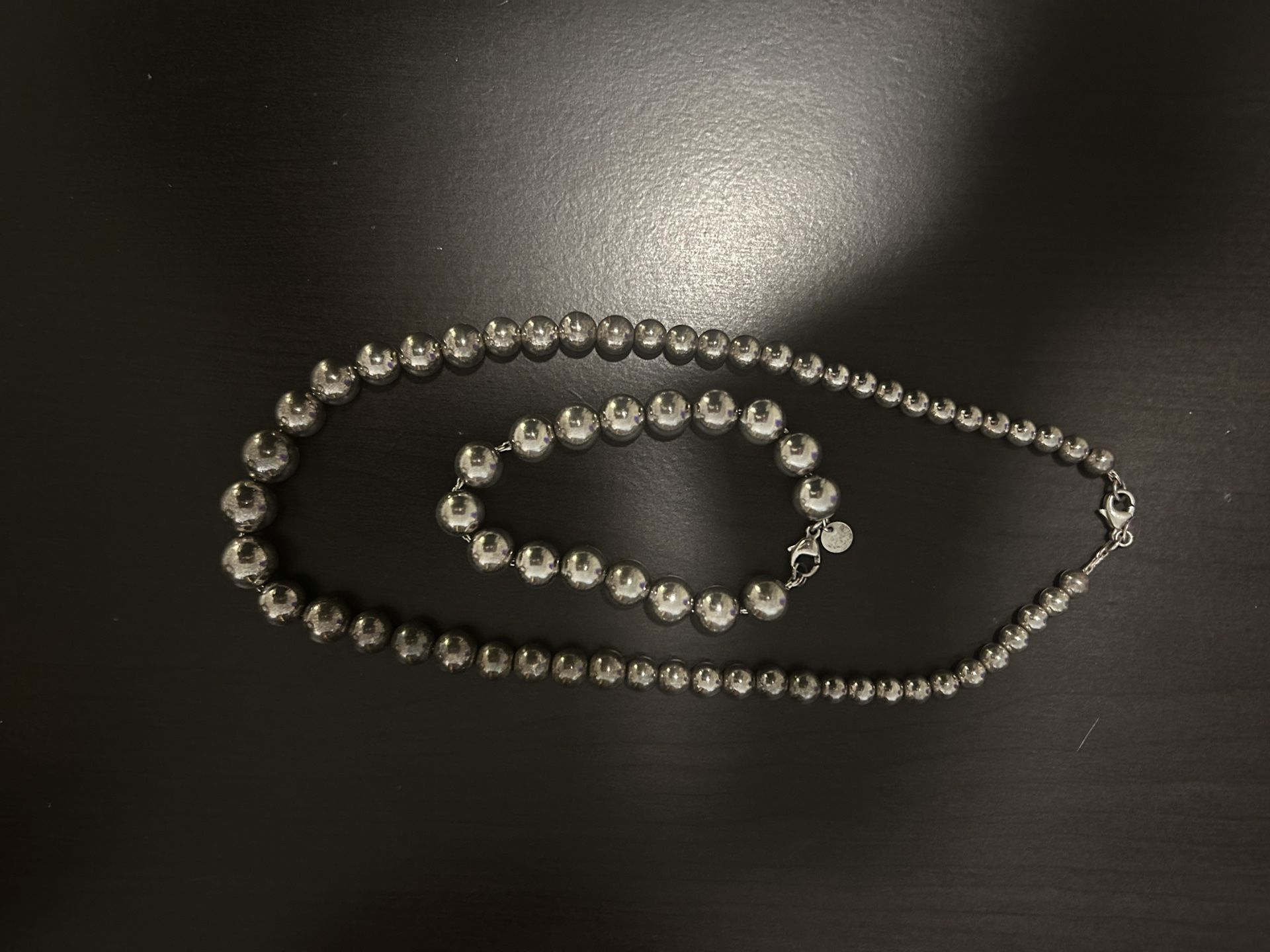 Tiffany & Co Ball Bracelet & Necklace