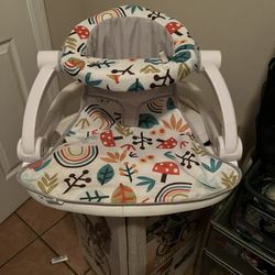 Fisher, Price Portable Sit Up  Chair  with Tray