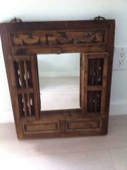 Rustic Antique Mirror 