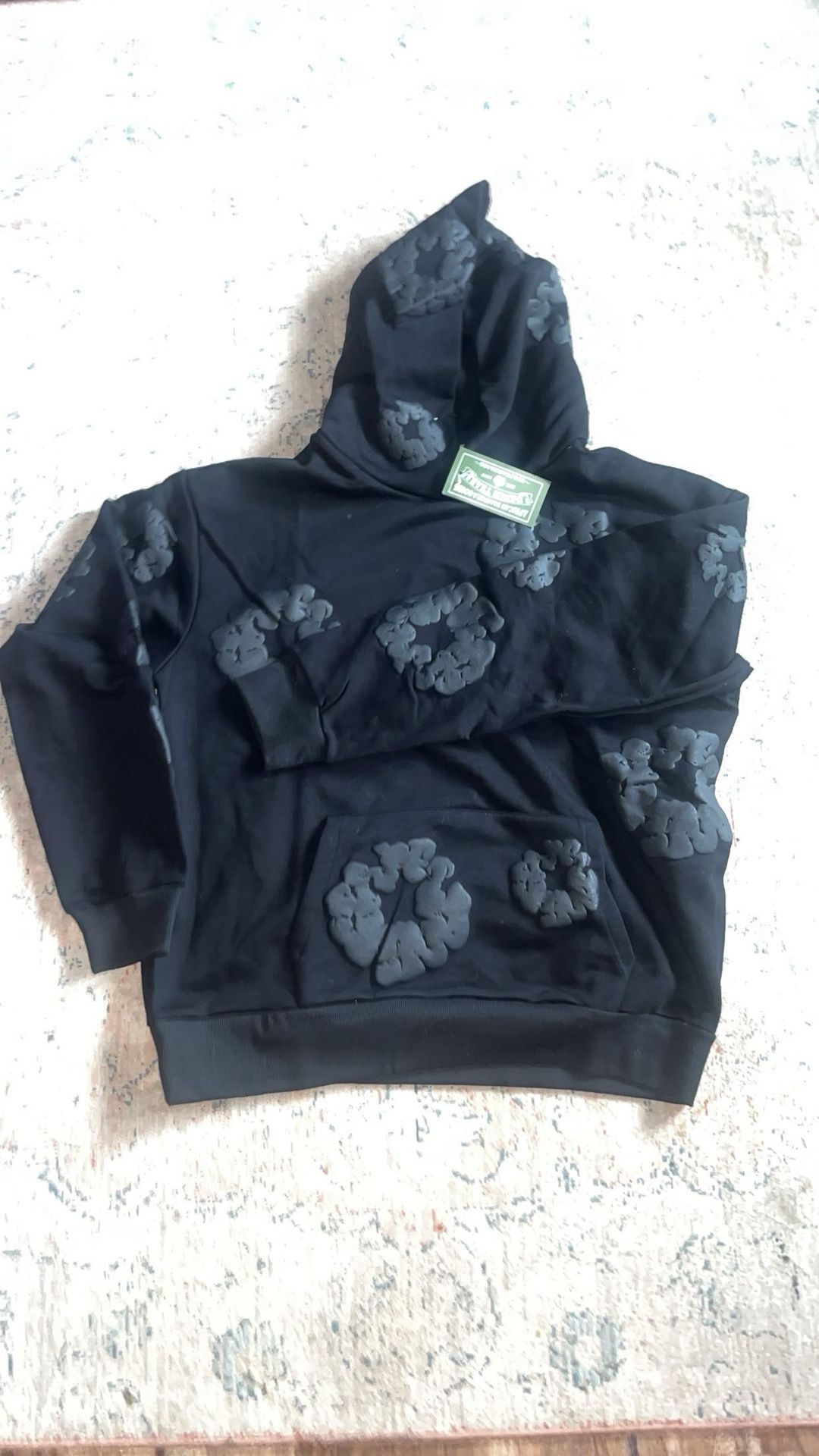 Denim Tear Black Hoodie