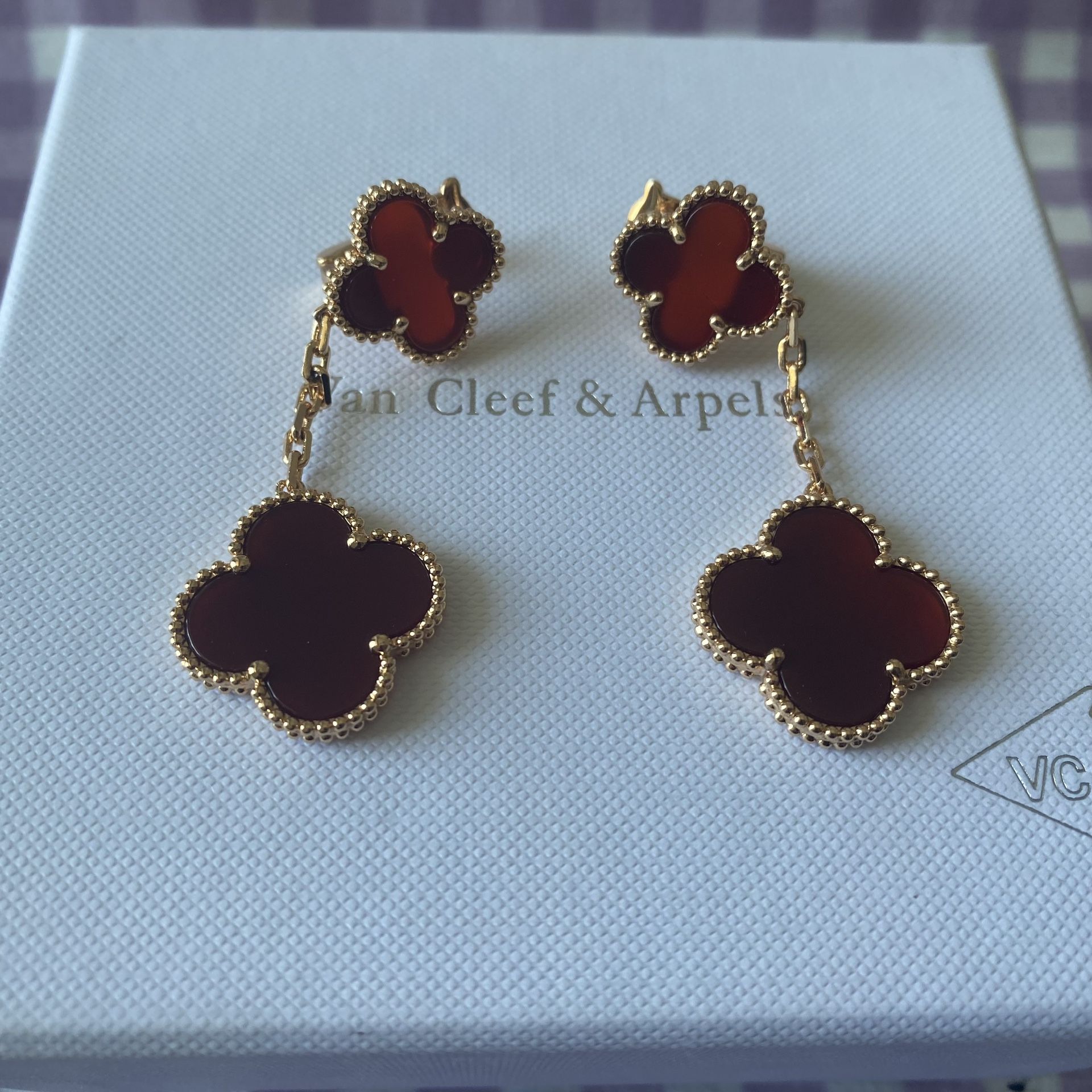 Van Cleef & Arpels four-leaf clover earrings