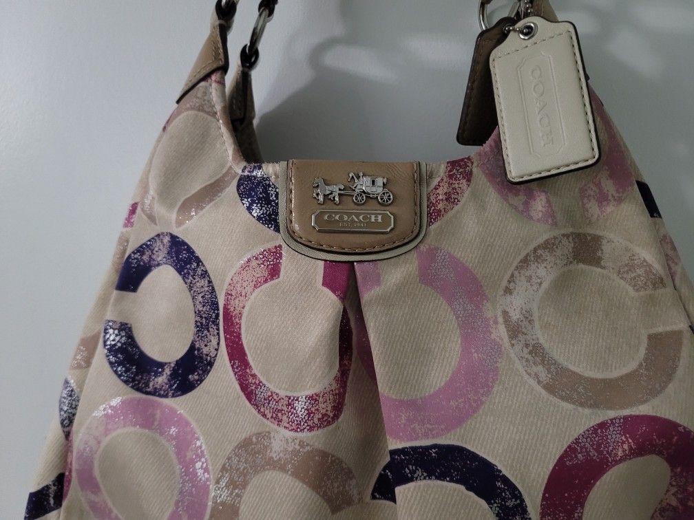 Coach Madison Distressed Tote Bag