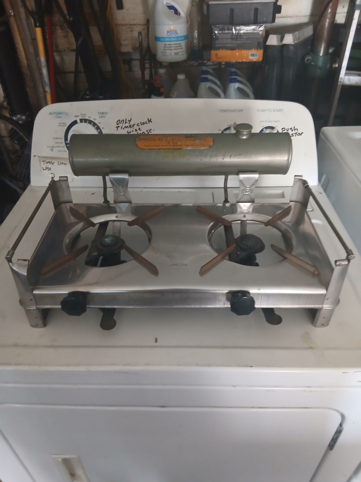 Camping stove takes rubbing alcohol and other natural chemicals that burn