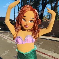 Ariel little Mermaid Costume Mascot For sale Or R.E..n.t