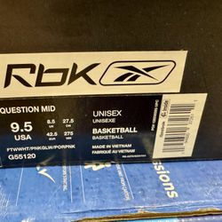 Reebok Question Mid Size 9.5