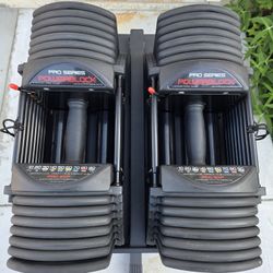 Powerblock Pro Series 90lb Adjustable Dumbbells 