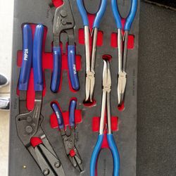 Blue Point Hose Clamps And Pliers Kit