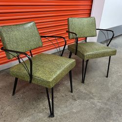 Pair of Mid Century Vintage Lounge Chairs 
