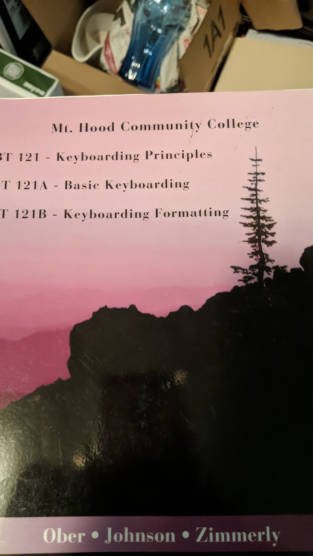 Mt. Hood Community College Keyboarding Book