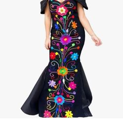 Vestido Bordado