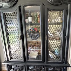 Black Hutch Cabinet