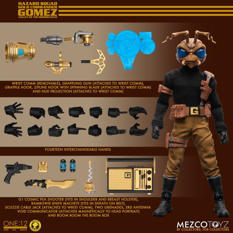 Mezco Hazard Squard Commander Gomez