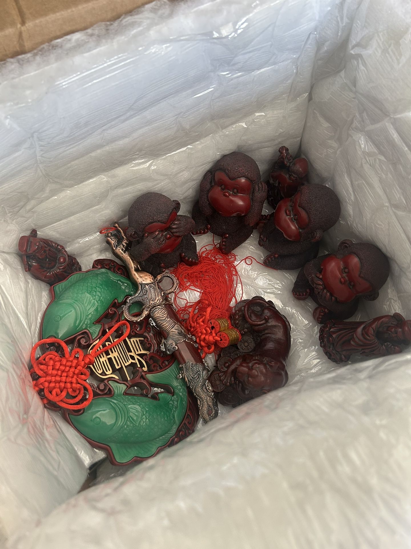 Set of Asian Decorative Figurines & Ornaments