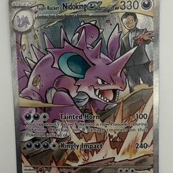 Team Rocket's Nidoking ex - 233/182 - SV10: Destined Rivals - Near Mint