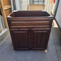 ¡Armario de vanidad para el baño! ¡Nueva! ¡Color castaño oscuro! Leer descripciones 👁️👁️👁️ 👁️