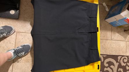 New York company, black skirt