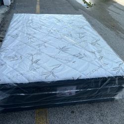 NEW MATTRESS QUEEN SIZE PILLOW-TOP WITH BOX SPRING 