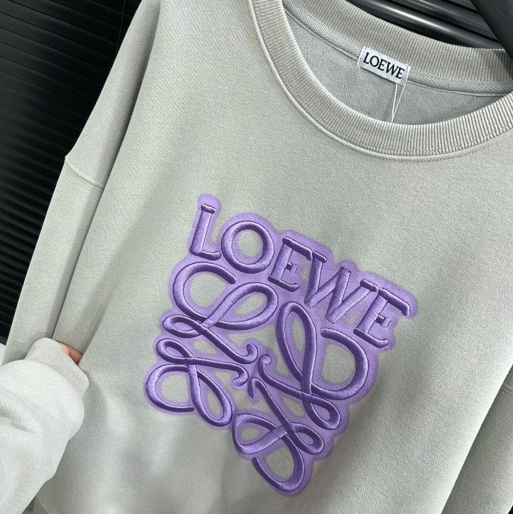 Grey Luxury Designer Sweatshirt- Size: M