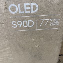 Samsung - 77" Class S90D Series OLED 4K UHD Smart Tizen TV