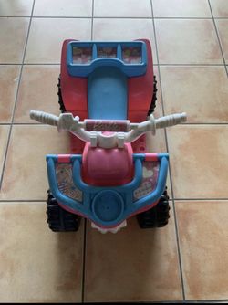 Girls 4 wheel bike