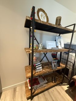 Book Shelves Rustic Boho