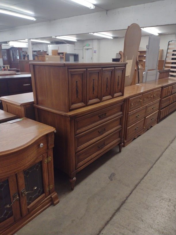 White Fine Furnishing MCM Dresser W/ Storage